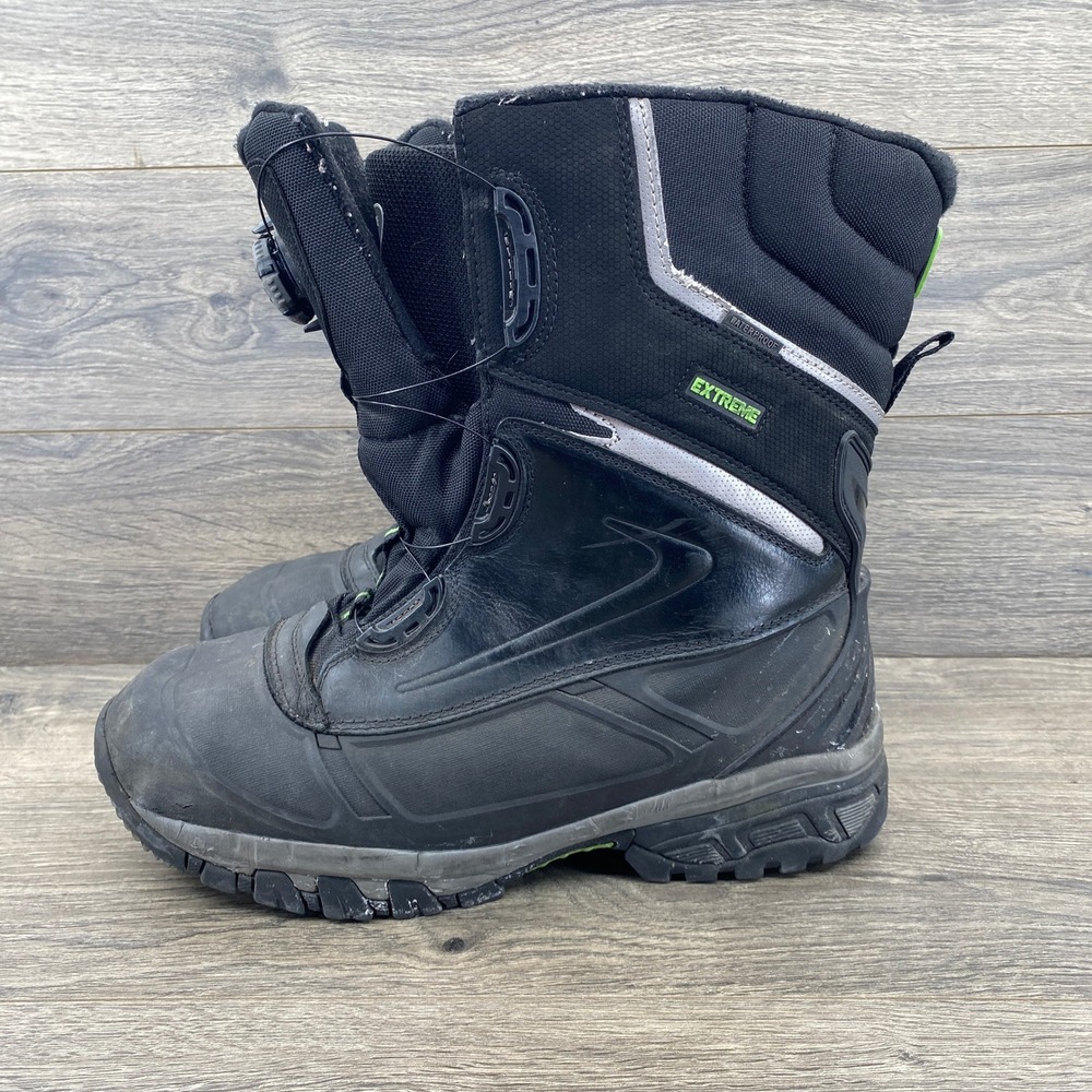 RefrigiWear Extreme BOA Boots Mens 12M Black Waterproof Insulated 1700CR